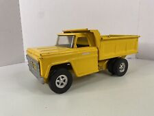 Vintage 1960s 50s STRUCTO Yellow Dump Truck Pressed Steel Toy Truck 14"