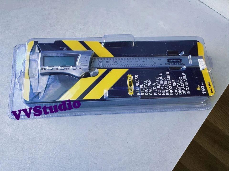 General Tools 6" Digital Caliper Stainless Steel NEW SEALED SAME DAY SHIP 146-7 - Image 1 of 4