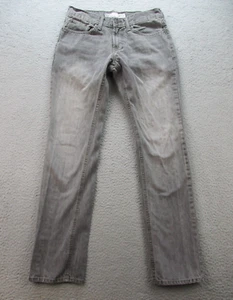 Bullhead Jeans Men's Tag 31x32 Actual 28x30 Skinny Fit Low Rise Gray Denim Pants - Picture 1 of 10