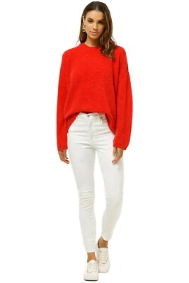 NOBODY DENIM Orange Cherished Knit Tangello in Size 6 AU RRP 229 WITH DEFECTS - Image 1 of 4