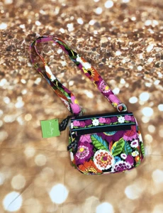 Vera Bradley Little Flap Hipster Crossbody Handtasche - Va Va Bloom - Neu mit Etikett - Bild 1 von 10