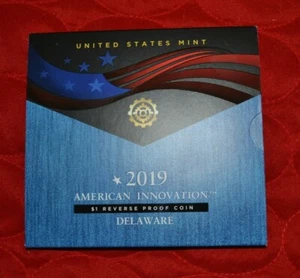 Moneda de prueba inversa S Delaware American Innovation Dollar 2019  - Imagen 1 de 2