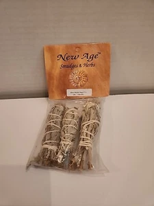 AzureGreen RS3WS 4 Zoll Salbei Smudge Stick in weiß - 3 Packungen - Bild 1 von 1