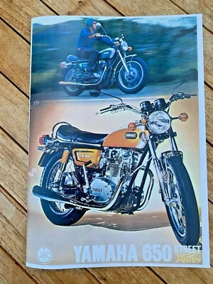 YAMAHA XS1B  XS1F SIZE A4 SALES BROCHURE 1971 version reprint A4 SIZE  X4 SIDES - Image 1 of 3