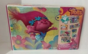 new DreamWorks Trolls 8 Puzzle Pack-Poppy, Branch, Ages 4+, yr - Picture 1 of 4