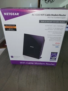 netgear ac1600 wifi cable modem router - Afbeelding 1 van 9