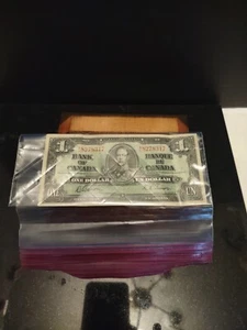 1937 Bank of Canada One Dollar Bank Note Good Condition - Picture 1 of 10