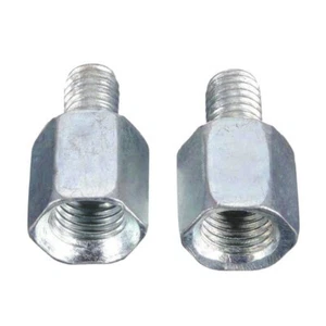 Adaptateurs rétroviseur moto scooter 10mm à 8mm longue durée de vie finition - Picture 1 of 12