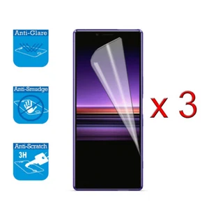 For Sony Xperia 1 XZ4 LCD Screen Protector Cover Guard Film Foil x 5 - Picture 1 of 2