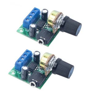 2 *Adjustable Volume LM386 Mini Mono Audio Power Amplifier Board DC3V~12V Module - Picture 1 of 12