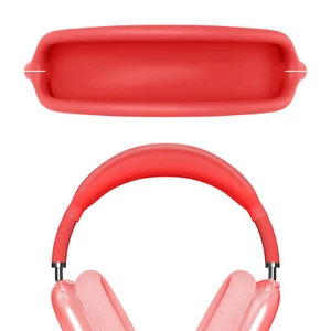 Geekria Silicone Headphones Headband Cover for AirPods Max Headphone (Red) - Picture 1 of 6
