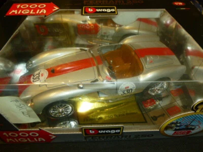 die cast 1/18 burago  ferrari 250 TESTA ROSSA MILLE MIGLIA   RALLY  -rare - Immagine 1 di 4