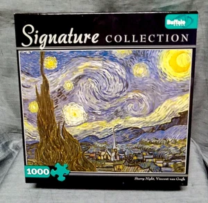 Buffalo Games Signature Collection: Starry Nights Van Gogh 1000pc Jigsaw Puzzle - Picture 1 of 4