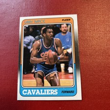 🏀LARRY NANCE 1988 Fleer Cleveland Cavs Cleveland Cavaliers Error Card Bubbles
