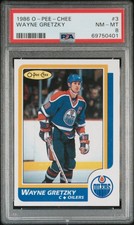 1986 O-PEE-CHEE Wayne Gretzky #3 Graded Card - Near Mint - Mint