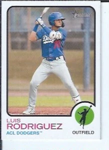 Luis Rodriguez 2022 Topps Heritage Minors SP - Picture 1 of 1