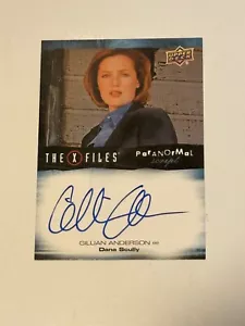 X-Files Monsters of the Week Gillian Anderson as Dana Scully Autograph Card A-GA - Picture 1 of 1