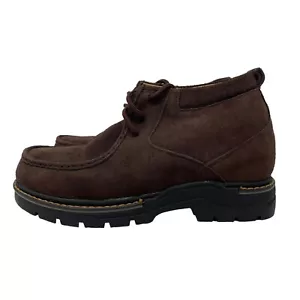 Stivaletti scamosciati Constep Elevator altezza aumento mocassino marrone uomo taglia 38 - Foto 1 di 9
