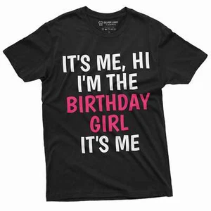 Funny Unisex women's Birthday girl T-shirt Bday gift Birthday shirt for her wife - Picture 1 of 8