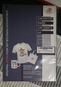 100 x T-Shirt Heat Transfer Printing Paper A4 Sublimation Paper Epoch Paper Co. - Picture 1 of 2
