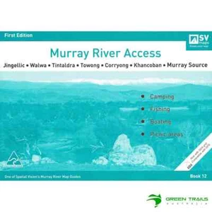 Murray River Access Guide - Jingellic to Murray Source Book 12 - Green SV Maps - Picture 1 of 2