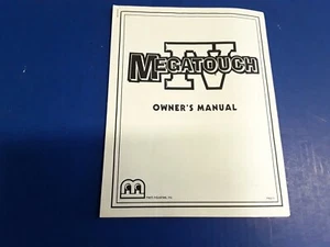 MEGATOUCH IV by Merit Bedienungsanleitung - 1996 Version - Bild 1 von 1
