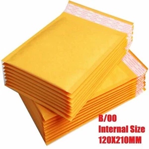 SOBRES BURBUJAS ACOLCHADOS EN ORO B/00 120 X 210 MM BOLSAS ENVOLTURA POSTAL CANTIDADES - Imagen 1 de 4