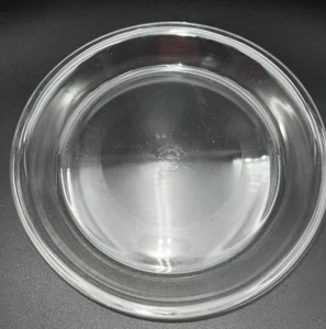 Vintage Pyrex Pie Plate Deep Dish #210 Clear Glass Baking Pan 10" Corning USA - Picture 1 of 7