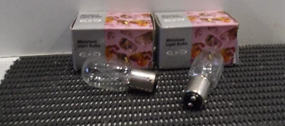 2 X Special Purpose Light Bulb 15T7/DC, 15 watts, 120 volt, Clear 15T7DC-120V - Image 1 of 3