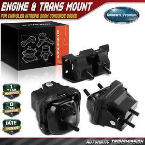 3x Engine Motor Mount & Automatic Transmission Mount for Chrysler Intrepid Dodge - Picture 1 of 9