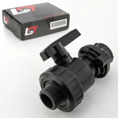 Schlauchanschluß Sperrhahn Kupplung Absperrventil Verschraubung 3/4"IG x 1"AG  - Bild 1 von 4