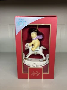¡NUEVO! Lenox 2023 "Baby's First Winnie the Pooh" Ornamento, Disney Edición 100 - Imagen 1 de 6