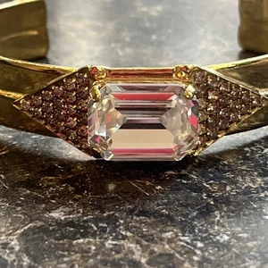 Wunderschöne Sorrelli Swarovski Manschette mit klaren Strasssteinen Größe 7 - Bild 1 von 7