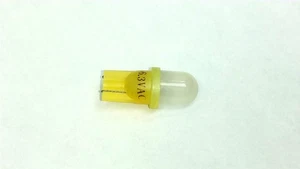 Pinball replacement bulb LED 6.3 volt AC 555 wedge base T10 Cool Yellow Frosted - Picture 1 of 1