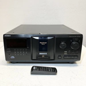 Sony CDP-CX355 Mega Storage Compact Disc 300 Lecteur Changeur CD Neuf Courroies + Télécommande - Photo 1/9