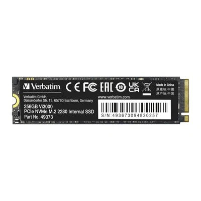 Verbatim Vi3000 256GB PCIe NVMe M.2 2280 Internal SSD Blazing Fast Speeds - Image 1 of 4