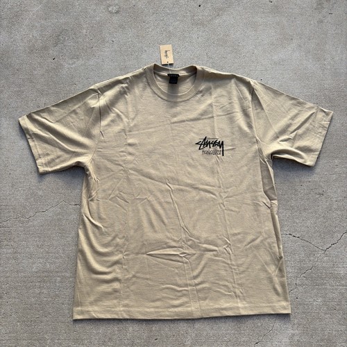 NWT STUSSY HONOLULU Chapter Tee Limited Khaki T-SHIRT XL | eBay