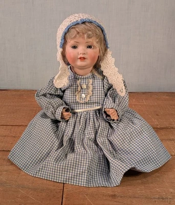Darling 10" Bahr And Proschild Character Baby #585 Cute As A Button - Image 1 of 4