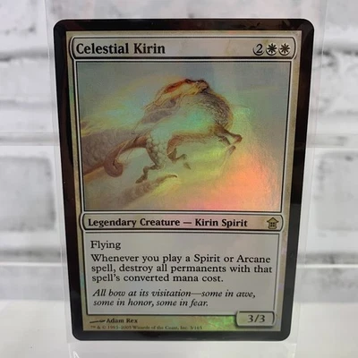 2005 Magic The Gathering: Betrayers Of Kamigawa Celestial Kirin Foil 3/165 - Image 1 of 2