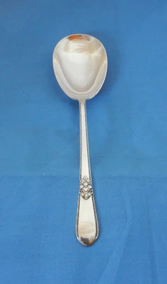 Серебряная посеребренная ложка для запекания Rogers International 1930 Adoration - Изображение 1 из 4