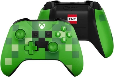 Microsoft Wireless Xbox One Controller – Minecraft Creeper Edition (NEW)