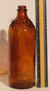 Vintage Brown Glass PUREX Bottle Twist Top - Picture 1 of 8