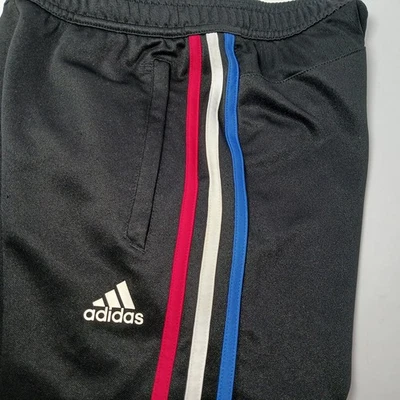 Adidas Tiro 17 Training Striped Track Pants Women Sz XS Black DT5041 - Image 1 of 4