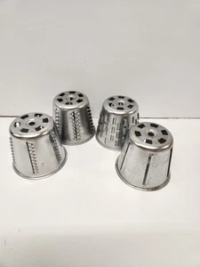 Vintage METAL KitchenAid Hobart RVS Rotor Slicer Shredder Replacement 4 Cones - Picture 1 of 2