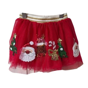 Mudpie Girls Christmas Sequin Tutu 3T and Up - Picture 1 of 5