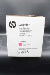 Genuine HP CE273AC - Magenta High-yield Toner Cartridge - Sealed Damage box - Picture 1 of 6