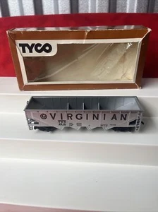VINTAGE TYCO HO SCALE HOPPER CAR NON-OPERATING VIRGINIAN 344-C w/ ORIGINAL BOX - Picture 1 of 9