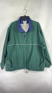 Vintage L.L. Chaqueta básica Bean para hombre manga larga cuello falso verde talla XL. - Imagen 1 de 8