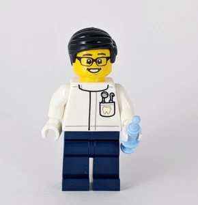 Lego Zahnarzt Minifigur mit medizinischer Spritze - Bild 1 von 3