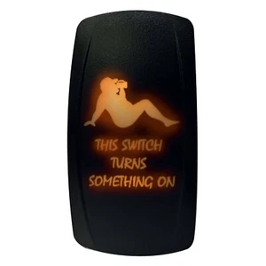 Orange "TSTSO Dad Bod" On/Off Rocker Switch Fits RZR XP1000 General XP900 TurboS - Imagen 1 de 7